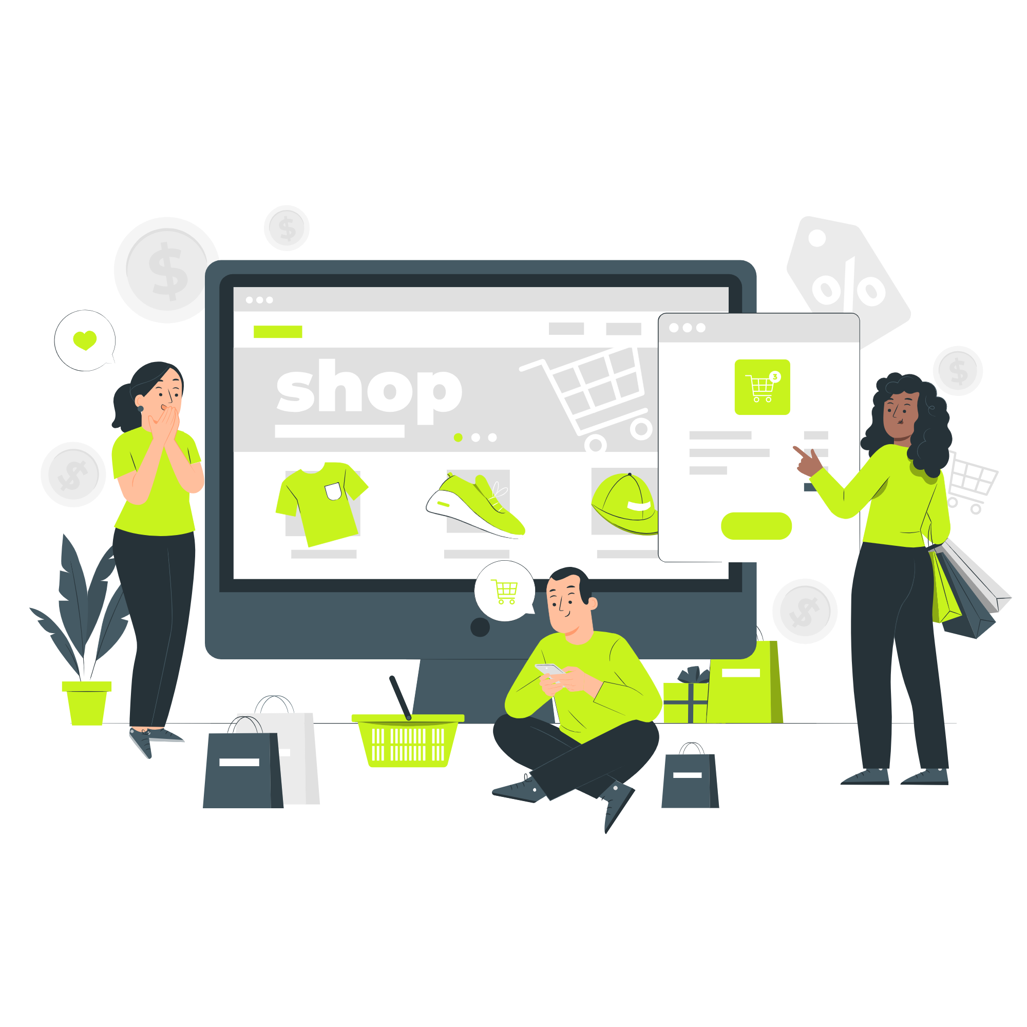 Ecommerce web page